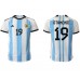 Cheap Argentina Nicolas Otamendi #19 Home Football Shirt World Cup 2022 Short Sleeve